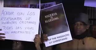  Hundreds protest in Spain in support of Christians kidnapped in Nigeria