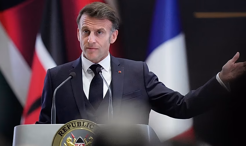  Macron Defends Europe Role in Africa at Nairobi Summit